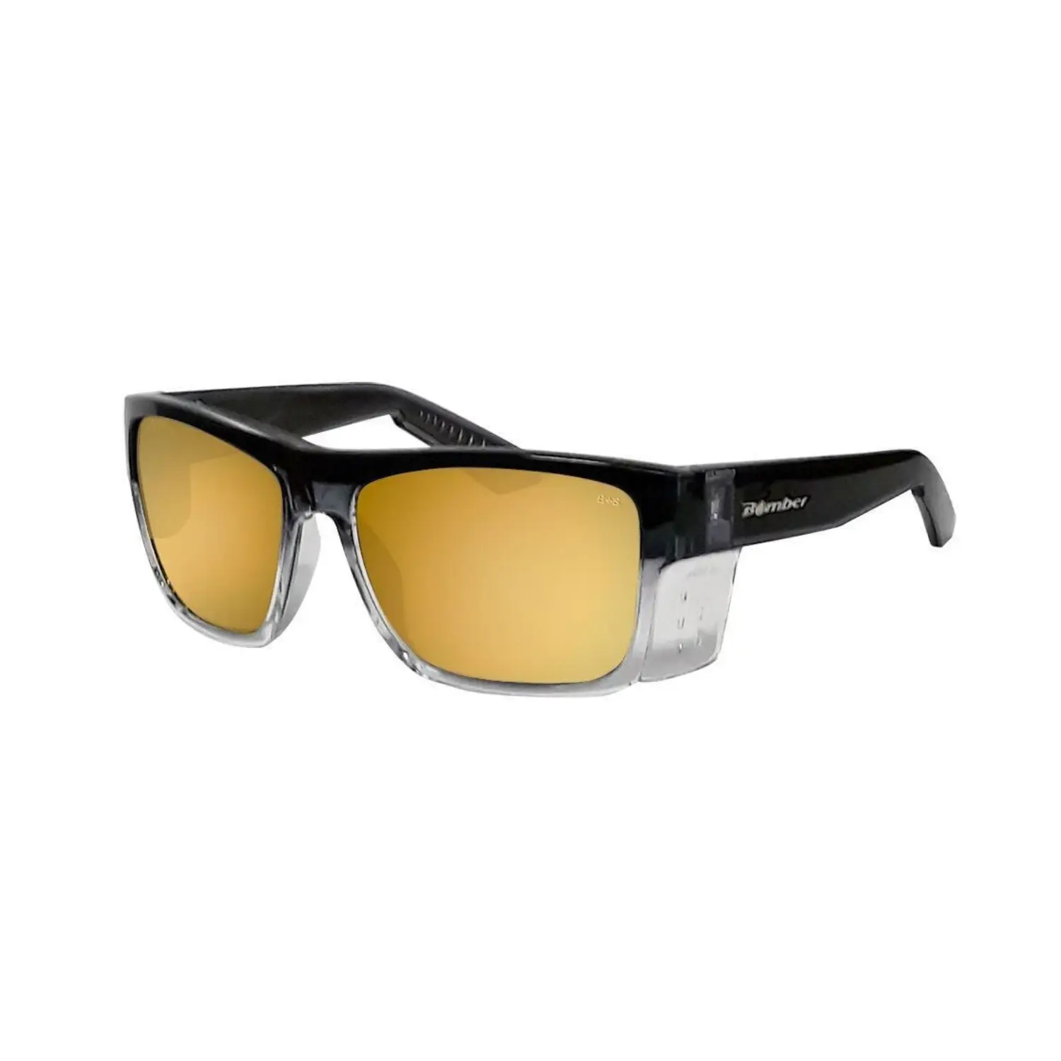 Bomber Eyewear Clutch Safety Glasses for Construction and Work, Unisex Full-Frame Design with Removable Shields, ANSI Z87+ Rated, Polarized & Photochromic Options, Protective Goggles, Work Accessories, Cuts Glare On Water