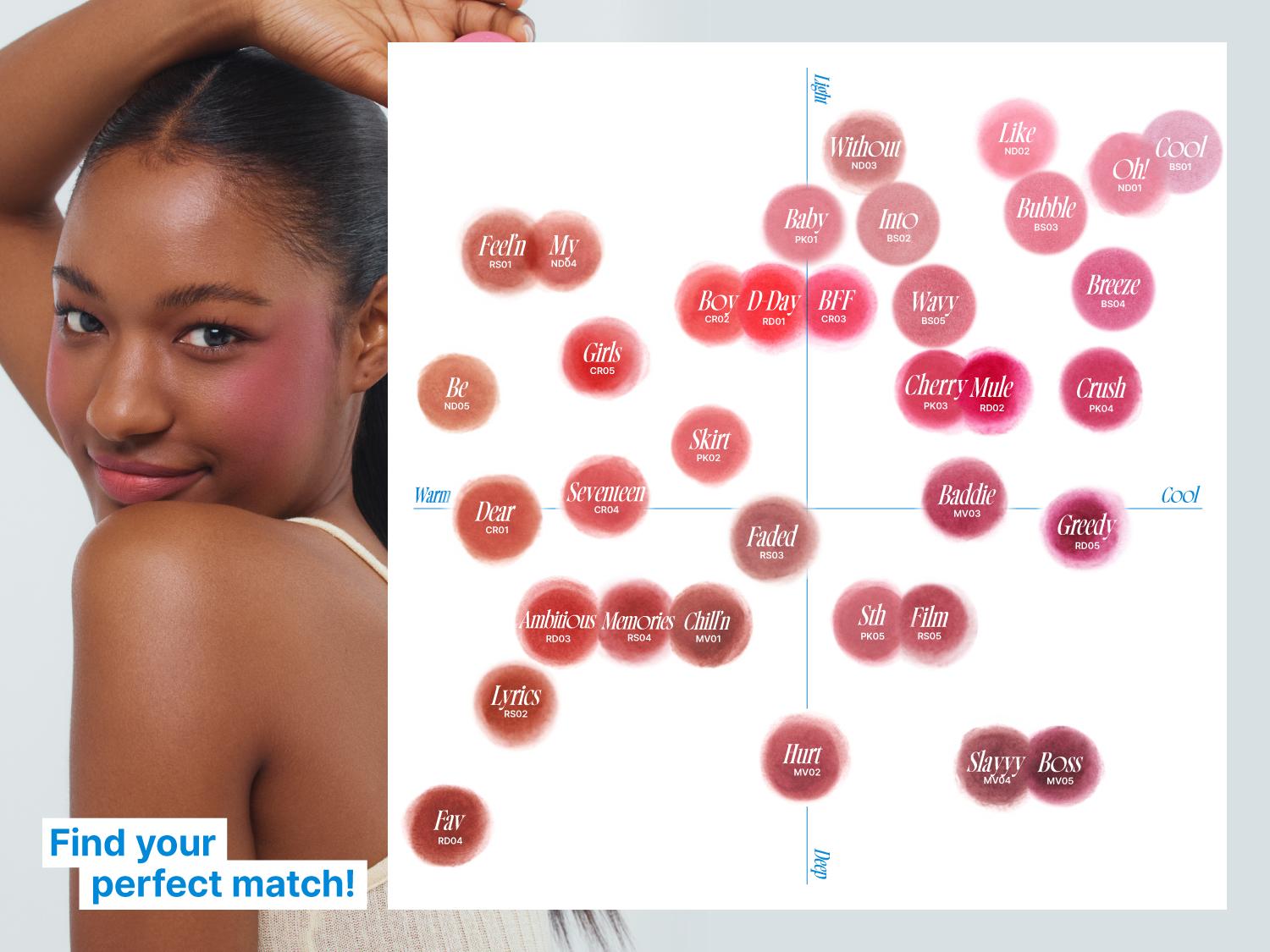 fwee Lip&Cheek Blurry Pudding Pot | Makeup Blush and Blurred Matte Lips | Pudding Texture, Airbrushed Finish | Multi-Use, High Pigment, Blendable  | 30 Colors