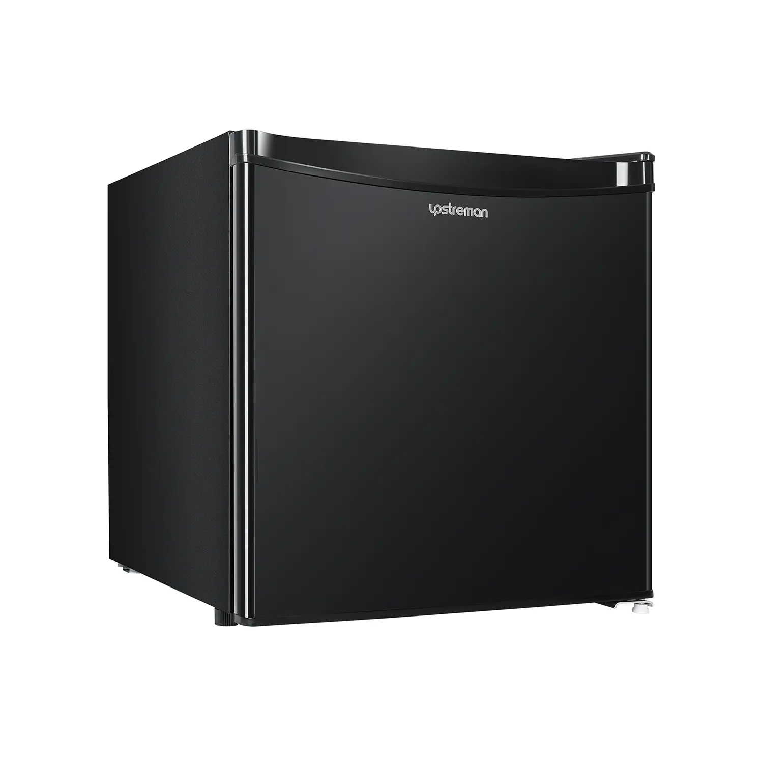 Upstreman mini fridges 1.7 Cu.ft with Freezer FR17 Adjustable Thermostat Energy Saving Low Noise Single Door Compact Refrigerator for Dorm Office Can Bedroom black fridge  brands Small pantry drink fridge skincare fridge skincare fridge tiktokshopspringgl