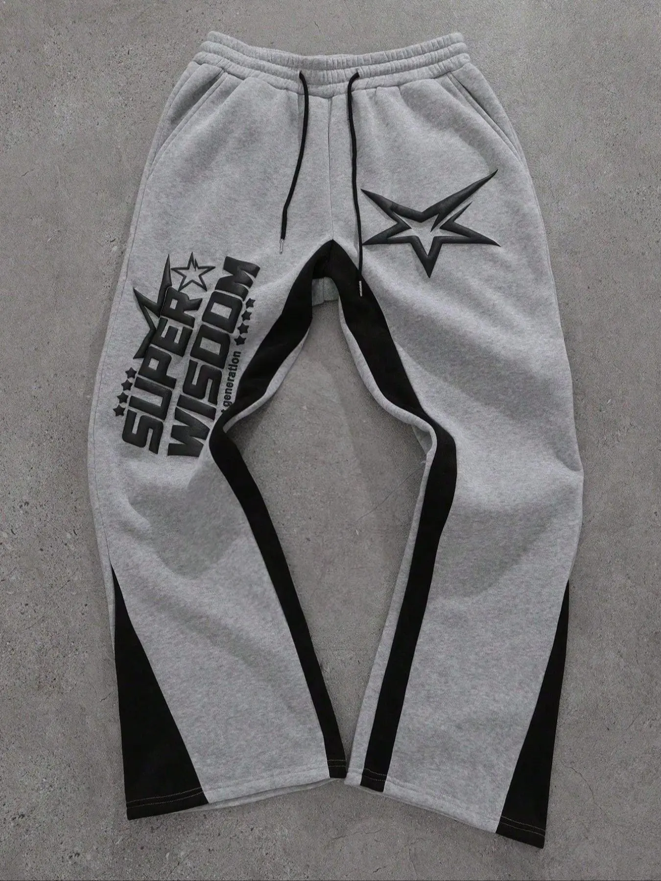 Men's Regular Fit Star Print Sweatpants, Casual Comfy Sporty Jogger Pants for Daily Wear, Men's Trousers for All Seasons, Printed Sweatpants