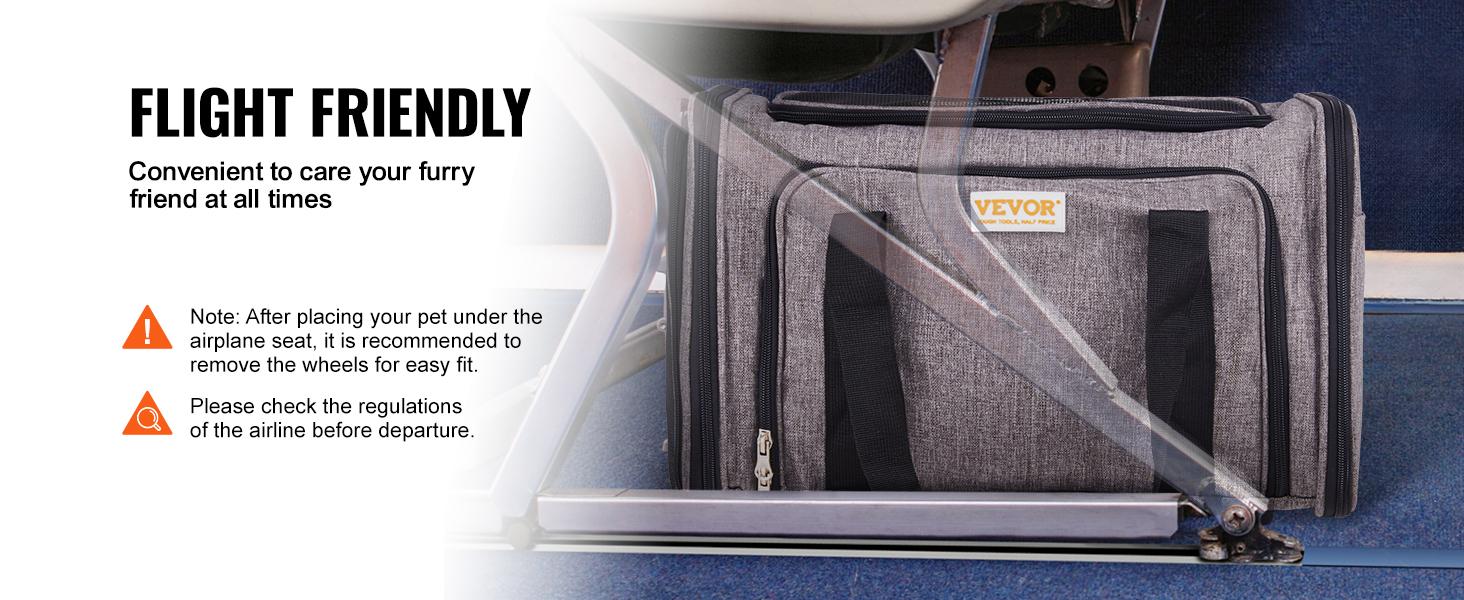 VEVOR Cat Carrier with Wheels, TikTokShopBlackFriday, Airline Approved Rolling Pet Carrier with Telescopic Handle and Shoulder Strap, Dog Carrier with Wheels for Pets, with 1 Folding Bowl VEVOR Cat Carrier with Wheels, TikTokShopBlackFriday, Airline Approved Rolling Pet Carrier with Telescopic Handle and Shoulder Strap, Dog Carrier with Wheels for Pets, with 1 Folding Bowl