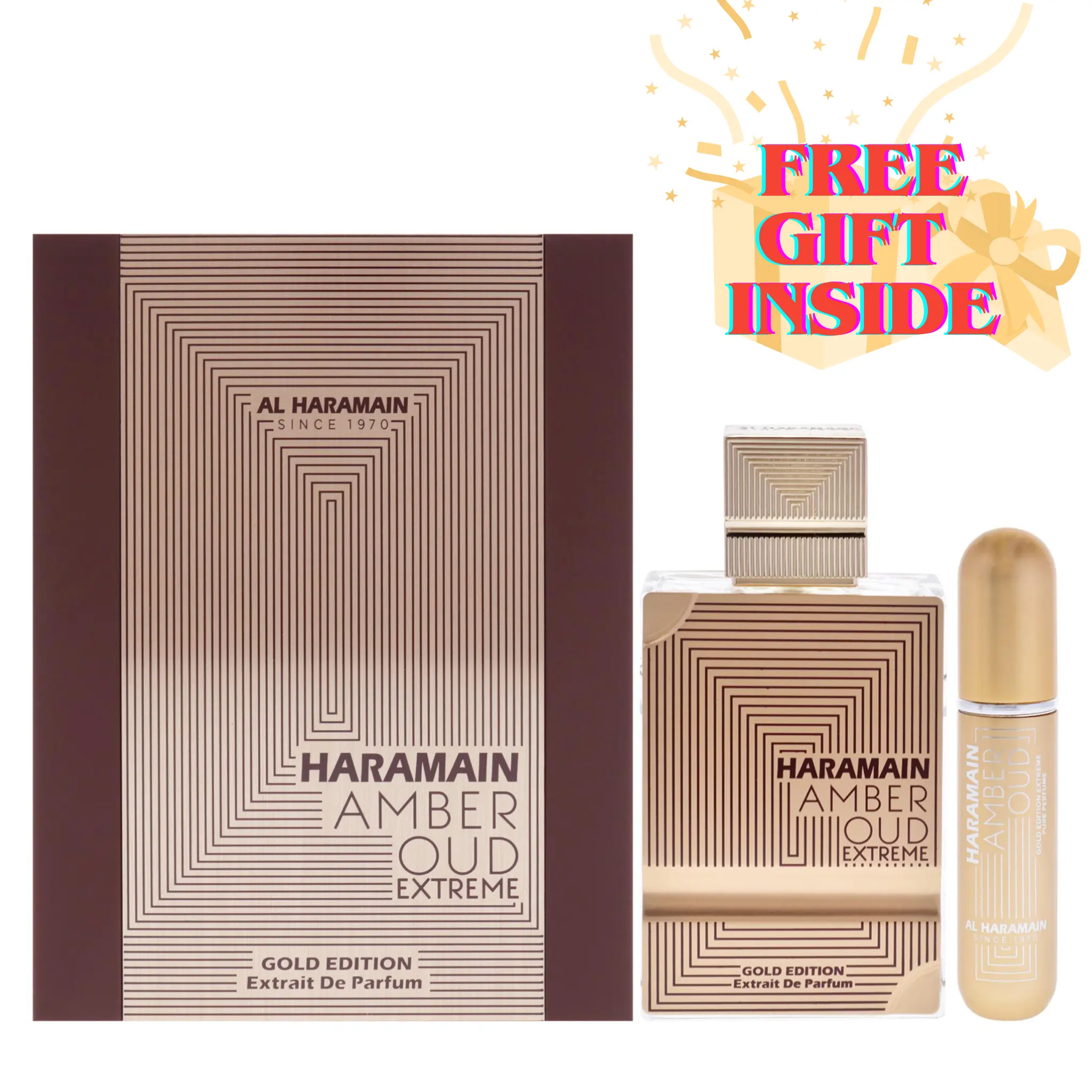 6.6 oz Al Haramain Amber Oud Gold Edition Extreme  EDP Spray - unisex Intense Fruity Sweet Woody Natural Floral Fragrance oud  fragrance Art of Universe