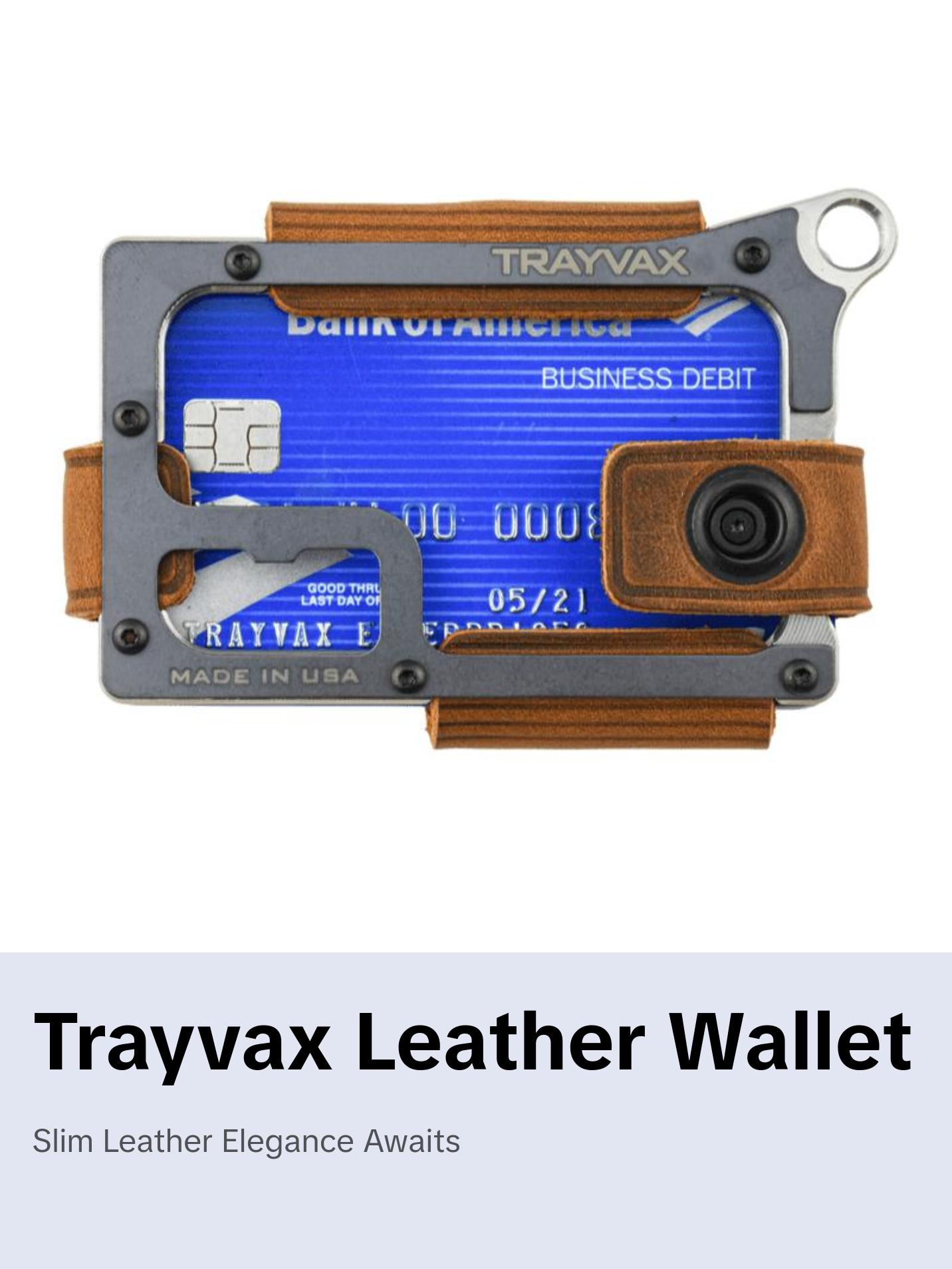 Contour Wallet - Raw Tobacco Brown