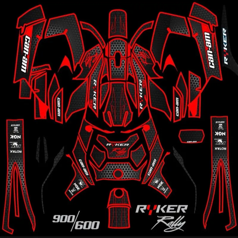 Can Am RYKER 600 900 Graphic kit 2018 2019 2020 2026 stickers decals ATV UTV mx