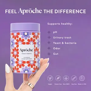 OBGYN Recommended Probiotic • Dr. Formulated Targeted Vaginal / Gut Support • Clean •  Third-Party Tested Gluten-Free • Science-Backed  • Clean • No Fillers • No Binders • Odor • Itchiness•  Supplement