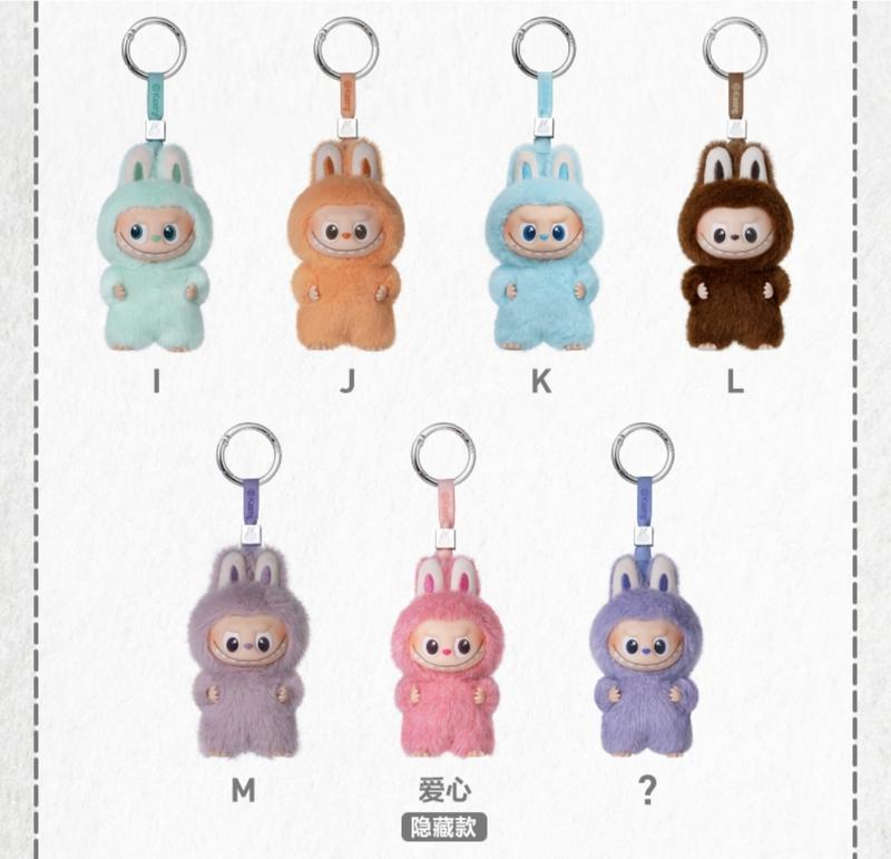 (Cat10100)Labubu v4 The Monsters Pin for Love Series-Vinyl Plush Pandent Blind Box