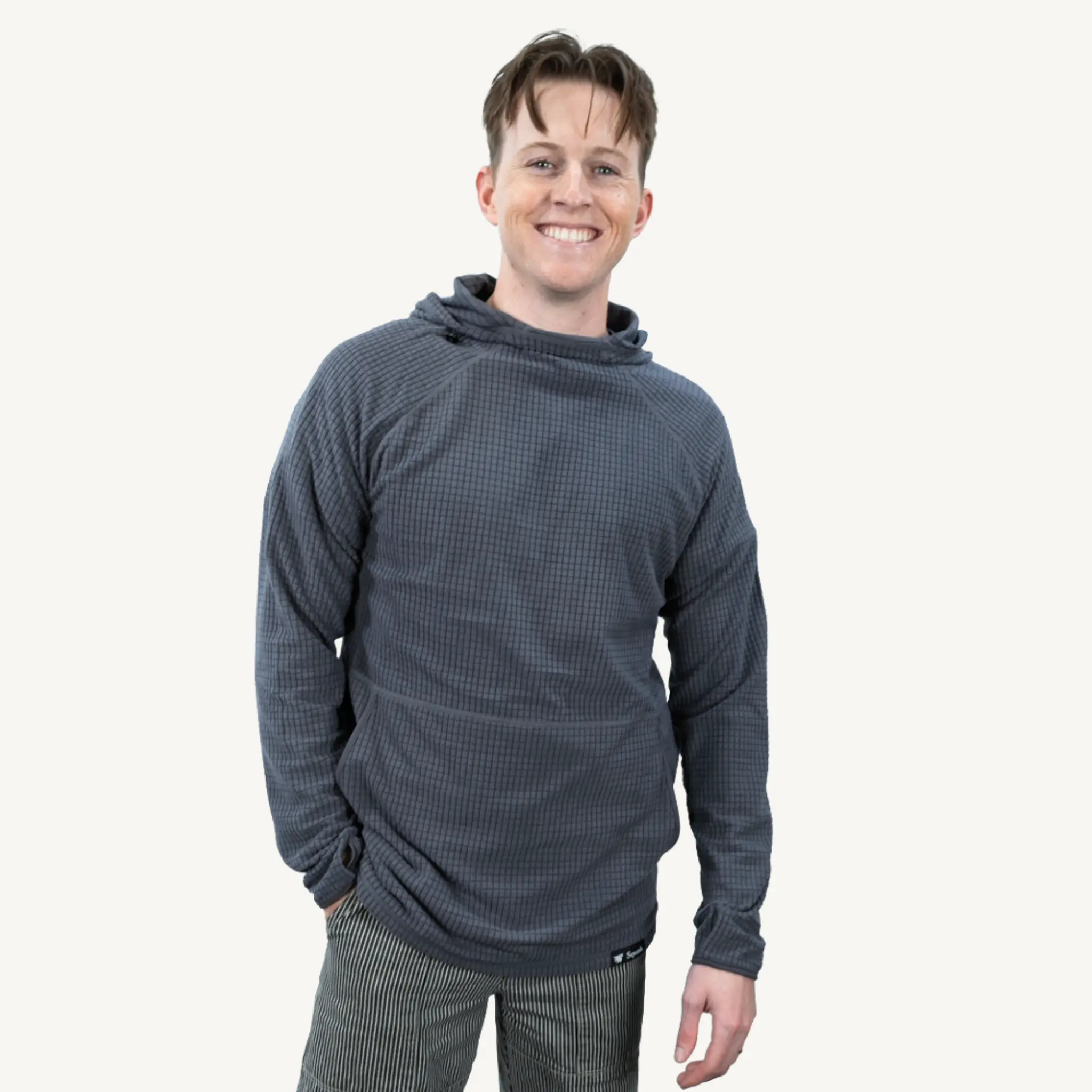 Men’s Classic Squak – Grid Fleece Mid-Layer Hoodie