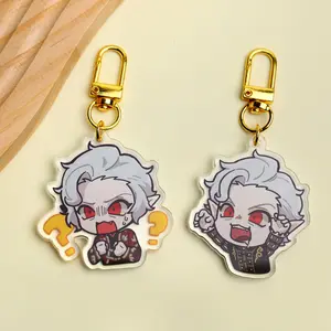 Baldur's Gate 3 Astarion Acrylic Keychain - Chibi Style Game Merch Gift, Cute, Durable, And Perfect For Bags, Keys, Or Gifts. Great For Daily Use Or As Thoughtful Little Gifts For Your Friends And Yourself.