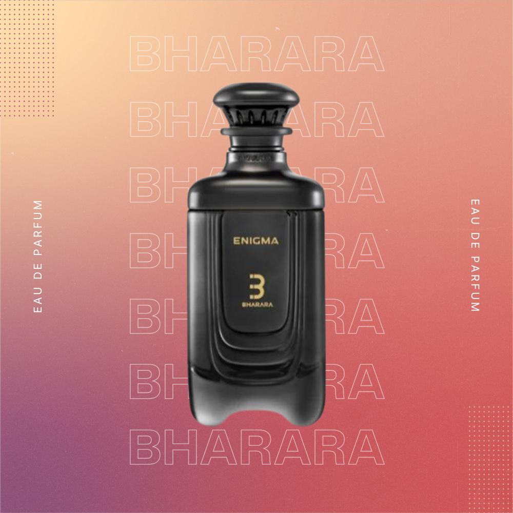 Bharara ENIGMA Eau De Parfum Unisex 3.4oz - Scent of Saffron, Oud, Bulgarian Rose, Amber, and Tonka Bean - Long-Lasting Fragrance for Adults