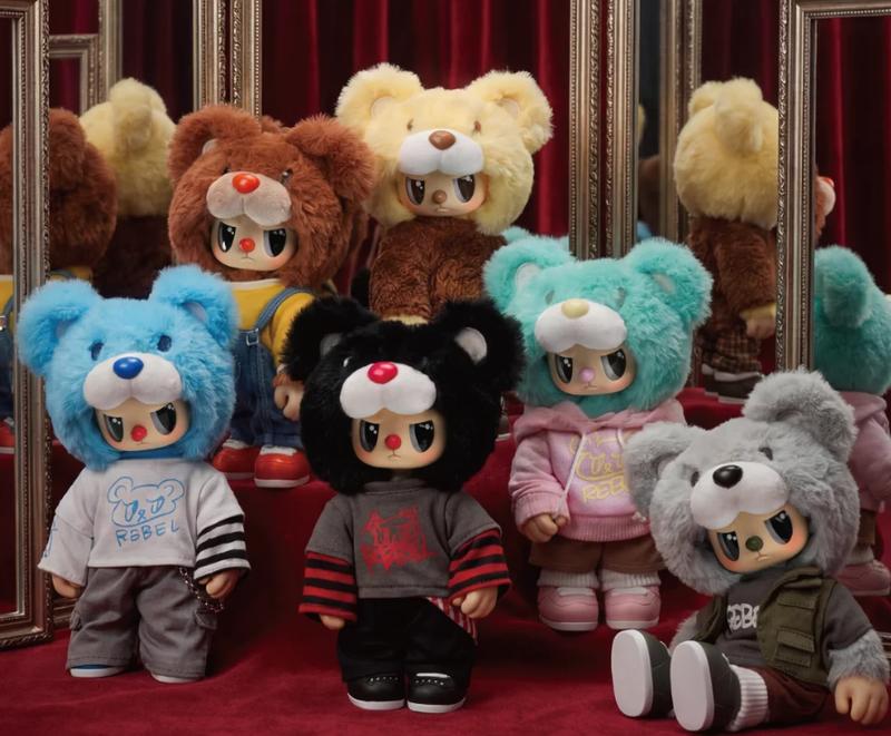 Rebel Bear Street Series Plush Blind Box