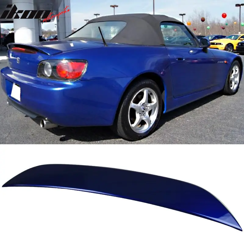 Trunk Spoiler for Honda S2000 AP1 2000-2009 OE Style Painted #B66P Blue