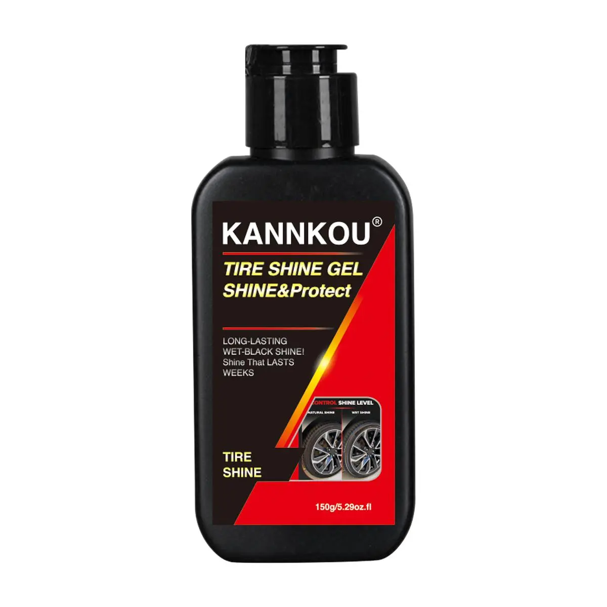 4.06oz Deep Black Shiny Tire Polishing Agent - A Durable and Easy-to-Use Formula for Vibrant Exterior Restoration of Cars and Motorcycles, Wheel Shining and Repair