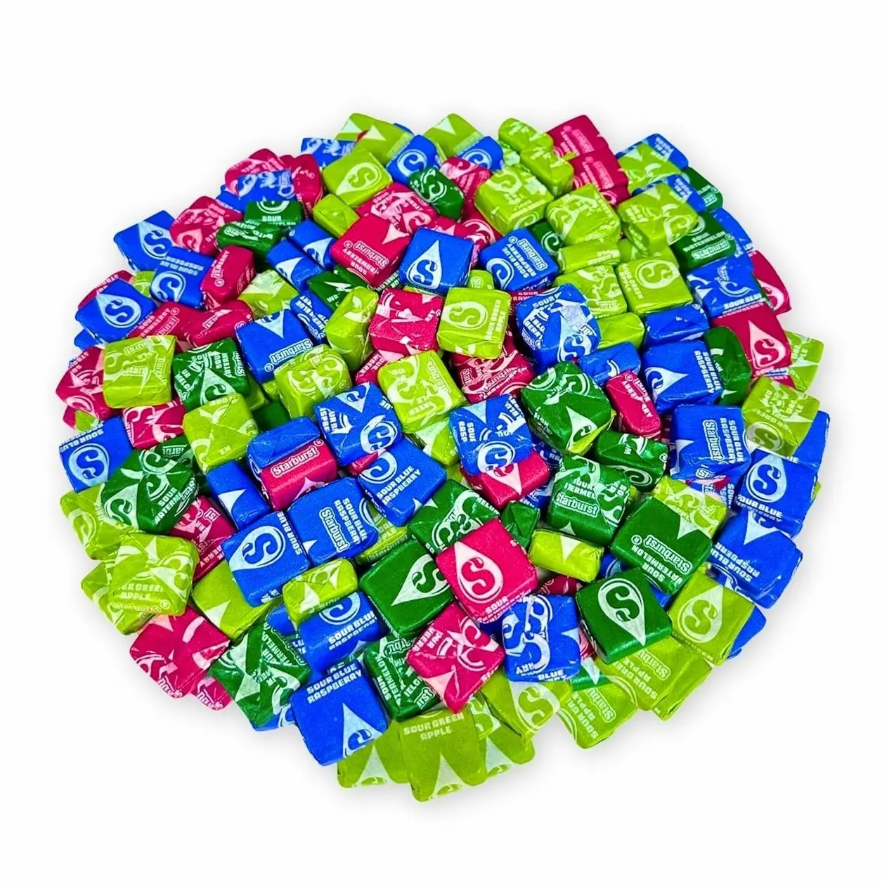 ASSORTIT X STARBURST Sour Fruit Chews, 1.5 lb (24 oz) Bulk Bag - Assorted Sour Flavors, Individually Wrapped Resealable Candy for Sharing, Parties & Snacking
