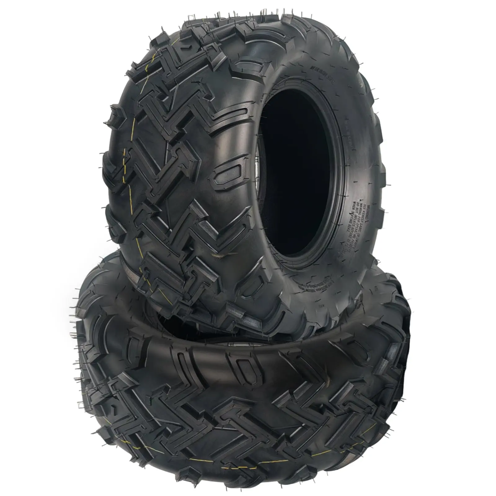 Garvee 22x10x10 ATV Tires 2 Pack - Durable 6PR Tubeless All Terrain Tires for ATV UTV, Suitable for Trail, Desert, Mud, Dirt, Street, and Sand Riding