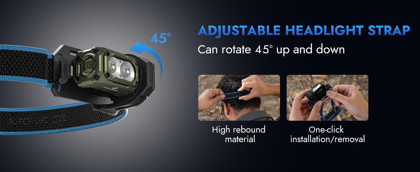 WUBEN E7 1800 Lumen Super Bright Mini EDC Floodlight – 175° Wide Beam, Magnetic Base, 6 Modes, IP68 Waterproof, USB-C Rechargeable for Outdoor, Emergency & Repair