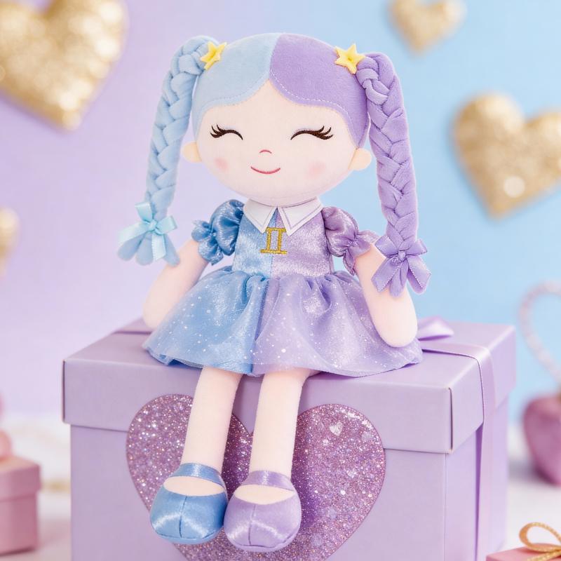 Princess Zodiac Doll 16 Inch Plush Toy – Handmade Soft Doll for Girls –  Zodiac Gift, Birthday Gift, Christmas Gift, Valentine’s Day Gift, Plush Doll for Kids
