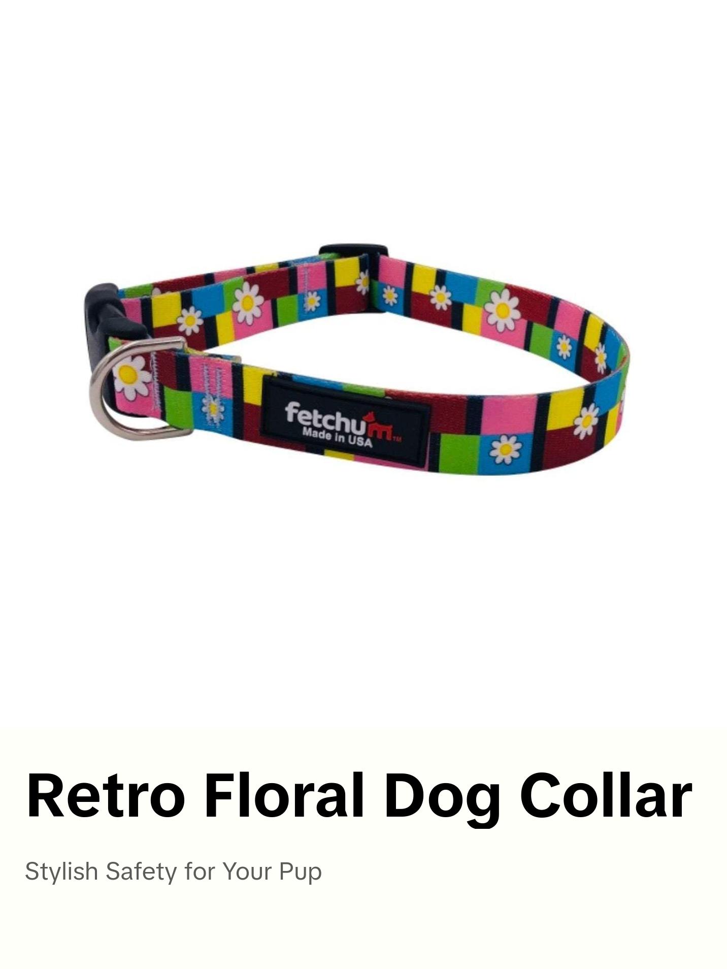 Retro Flower Collar
