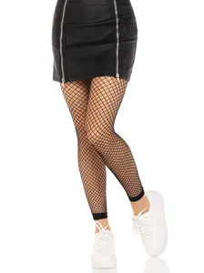 Delilah Fishnet Footless Tights