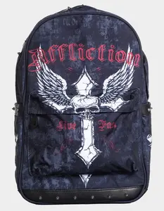 AFFLICTION Live Fast Backpack, Black AFFLICTION Live Fast Backpack, Black