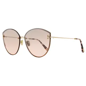 Tom Ford Evangeline Sunglasses TF1106 28U Gold/Rose Havana 63mm FT1106