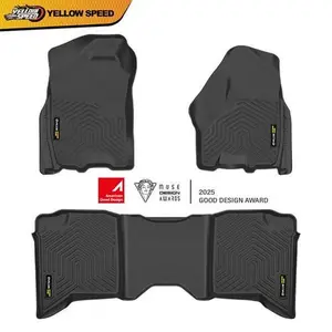 Floor Mats Liners TPE Fit For 2013-2018 Dodge Ram Truck  Crew Cab All Weather