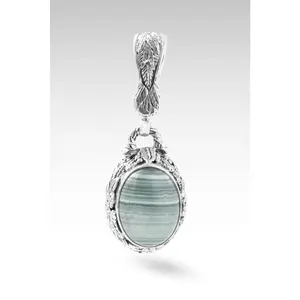 Everlasting Faith Pendant™ in Green Opal