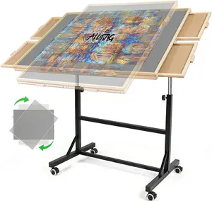 ALL4JIG Puzzle Board for Adults Gifts, Wooden Jigsaw Puzzle Table with 4 Drawers, Portable Puzzle Table, for 1500/2000 Pieces