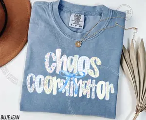 Comfort Colors Chaos Coordinator Shirt, Funny Mom Life Tee, Sarcastic Mama Saying Shirt, Mother’s Day Mom Gift, Busy Mom Humor Tee, Cute Parenting Life Shirt