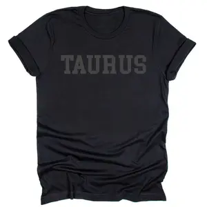 Earth Signs (Taurus, Virgo, Capricorn) Black Tees