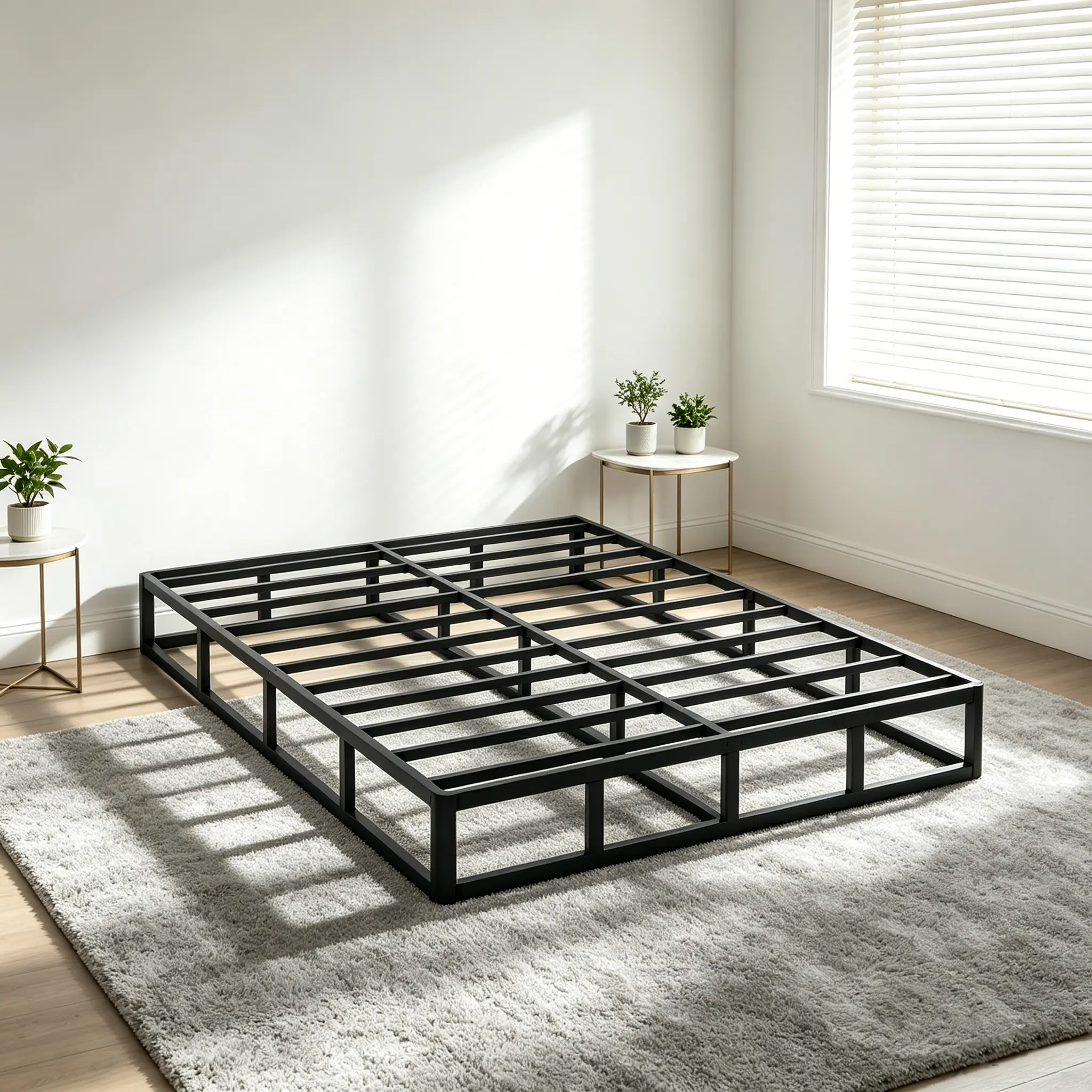 Edenza-Queen Box Spring 9 Inch5 7 9 box spring, Heavy Duty Mattress BoxSpring Foundation, Sturdy Queen Box Springs for Bed with Fabric Cover Set, Easy Assembly, Noise Free fabric cover set