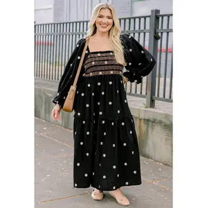 Wildflower Wonder Dress, Black