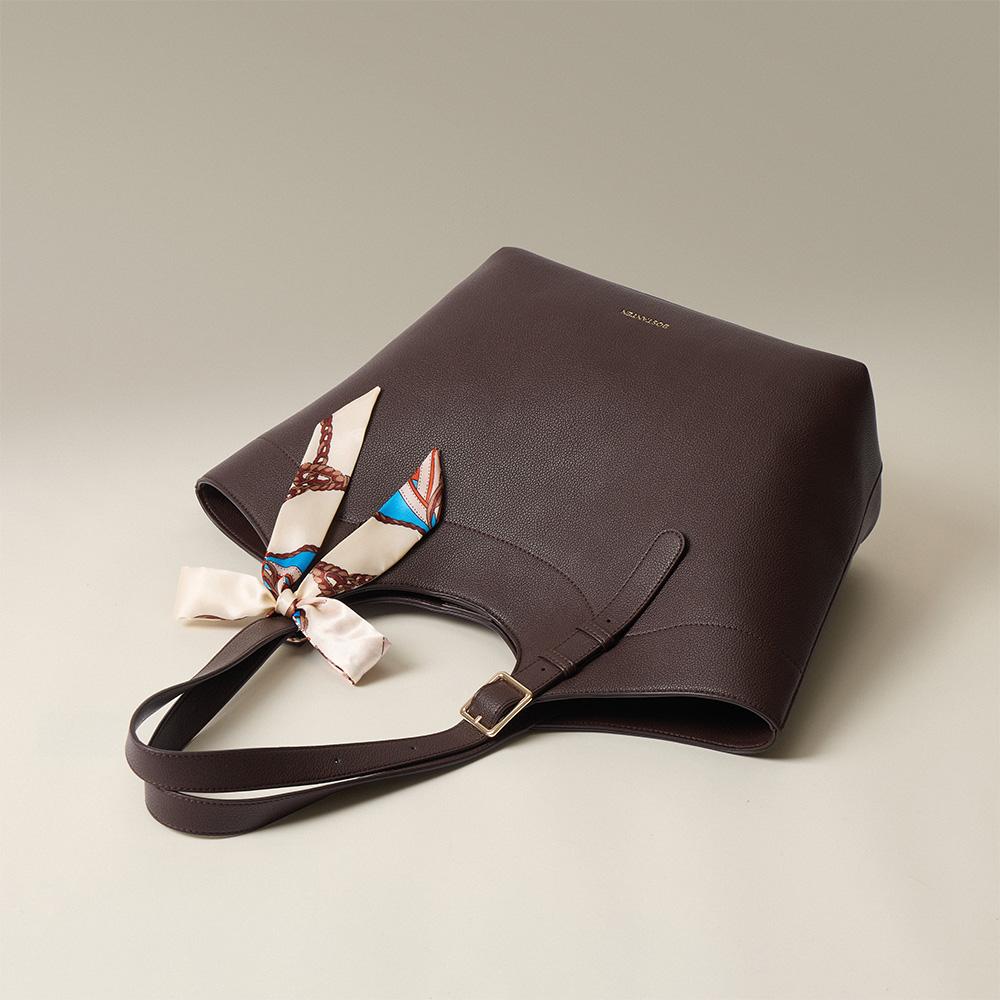 BOSTANTEN Large Work Purses for Women Vegan Leather Shoulder Bag Large Tote Handbag for Travel