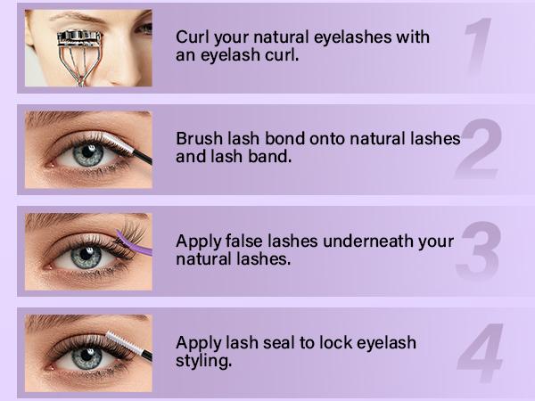 B&Q Flora Kit l Airy Natural Wispy Look,Featherlight Weightless Feel,C Curl Invisible Band 8-18mm Beginner Friendly DIY Eyelash Extensions at Home Makeup Cosmetic Feb Stockup