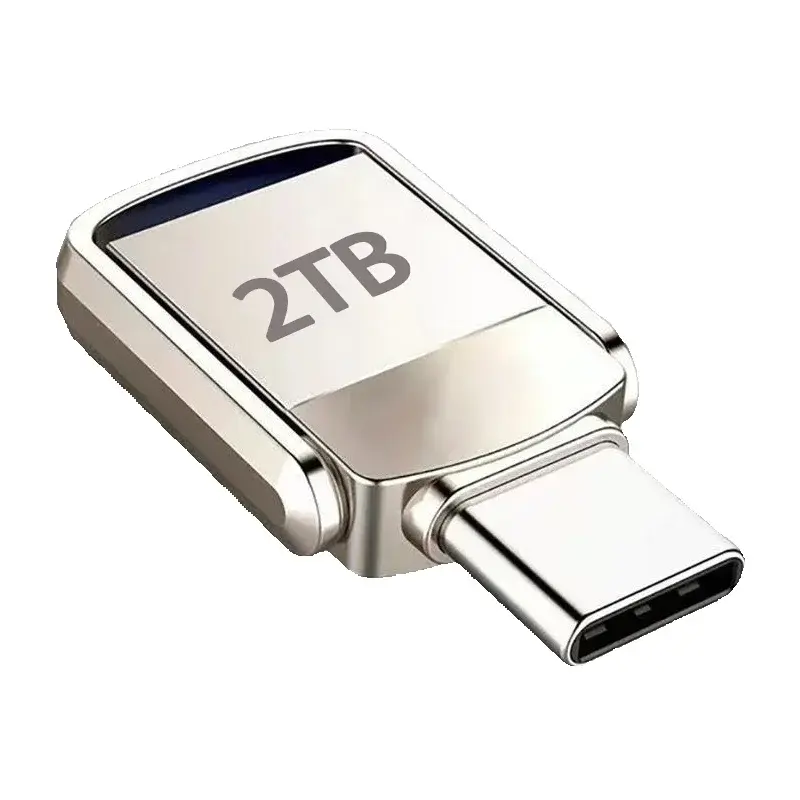 Compact 2TB Type-C Pendrive - USB C Thumb Drive, USB External Memory OTG Storage Device for Mobile Phone & Computer File Transfer