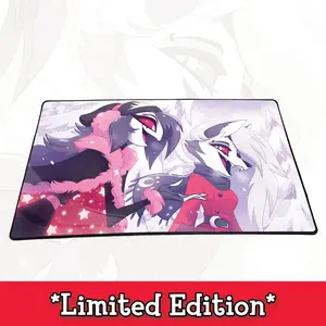 Helluva Boss Mouse Pad Loona & Octavia Mousepad Smooth Surface and Anti-Slip Base for Gamers