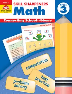 USED-Skill Sharpeners Math Grade 3 by Evan-Moor Educational Publishers (Paperback)