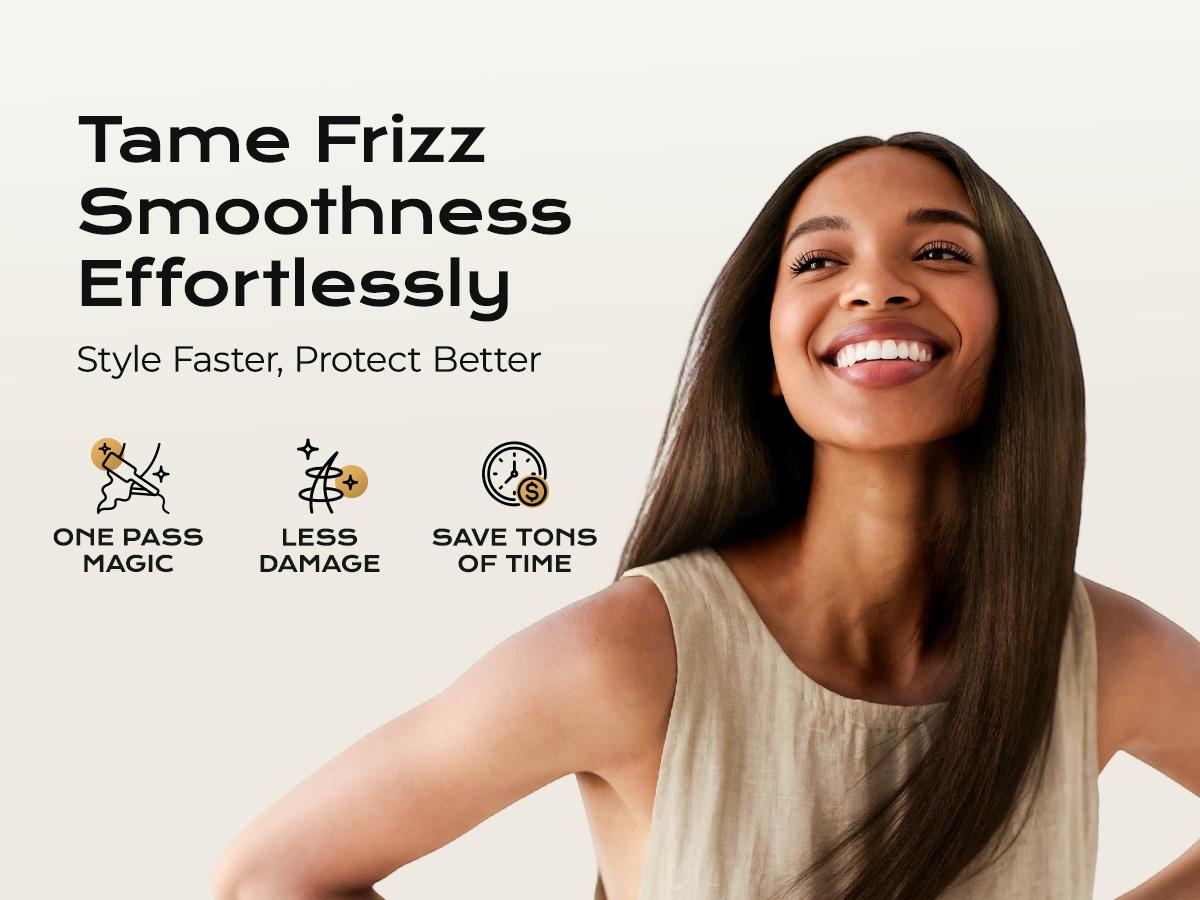 VanessaPro OneShot Hair Straightener Styling Flat Iron for Professional Salon Results and All Hair Types Hair Styling Tools