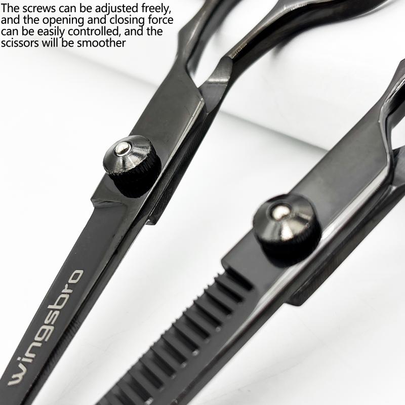 Hairdressing Scissors Kit, 6.7 inches Proefessional Haircutting Shears with Accessories for Salon Barber and Home Use