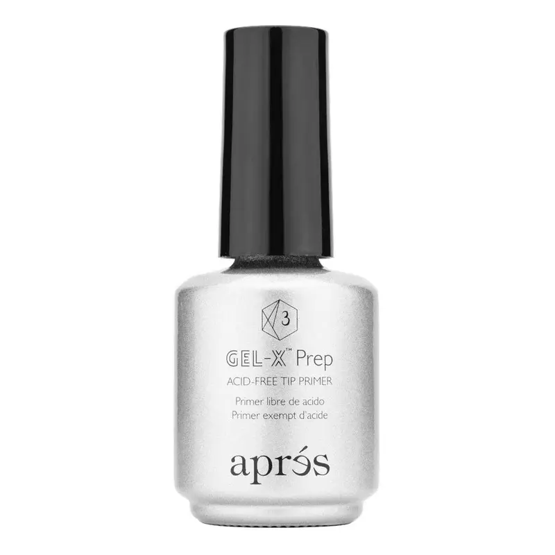 APRÉS Gel-X Prep 15ML No-File Tip Prep for Strong Adhesion Non-Acid Etch Tip Gentle Formula Saves Time Simplifies Gel-X Process, Nail Extensions Adhesive, Nail Art, Nail Polish, Cosmetic, Manicure, Smooth