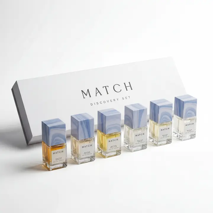 Fragrance Discovery Set - Perfume Sampler Gift Bundle with 6 x 10 mL Travel-Size Eau de Parfum, featuring Assorted Fresh, Warm & Floral Scents, Fragrance Gift Bundle, Parfum Discovery Set, Perfume Sampler Set