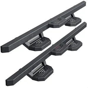 Running Boards & Rock Sliders for 2019-2024 Ram 1500 Crew Cab (New Body, Excl. Classic), 5-Inch Oval Nerf Step Bars Side Steps Compatible with Dodge Ram 1500 2019 2020 2021 2022 2023 2024