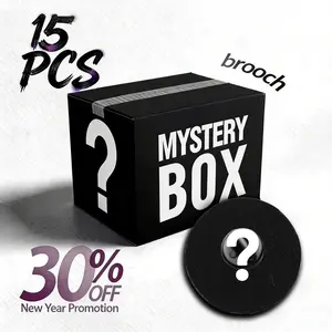 Brooch Gift Box -15/20/30 Cartoon Badge Clips - Mysterious Birthday Gift, Friend Gift, Blind Box