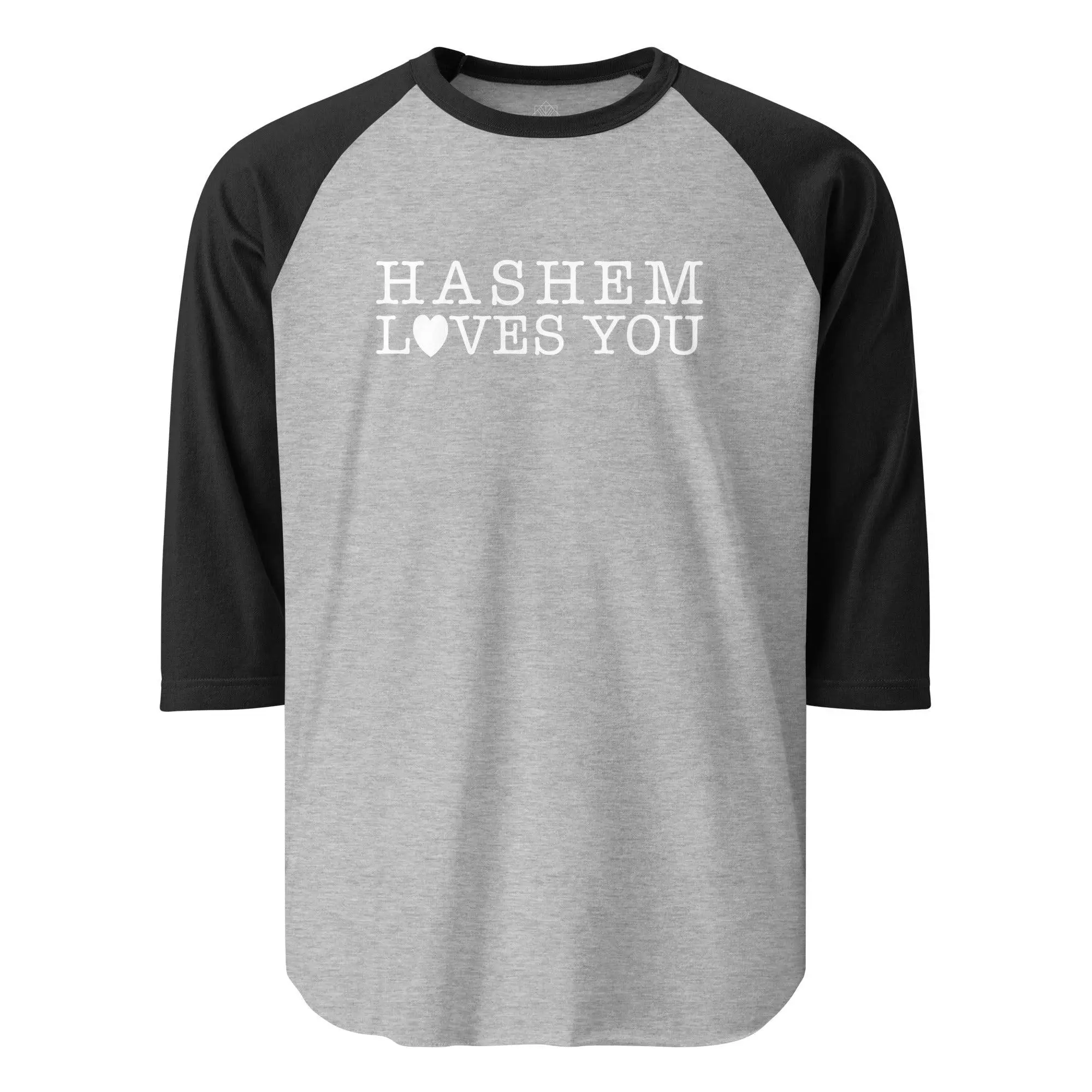 In God We Love HaShem Loves You 3/4 Sleeve Woman's T-Shirt