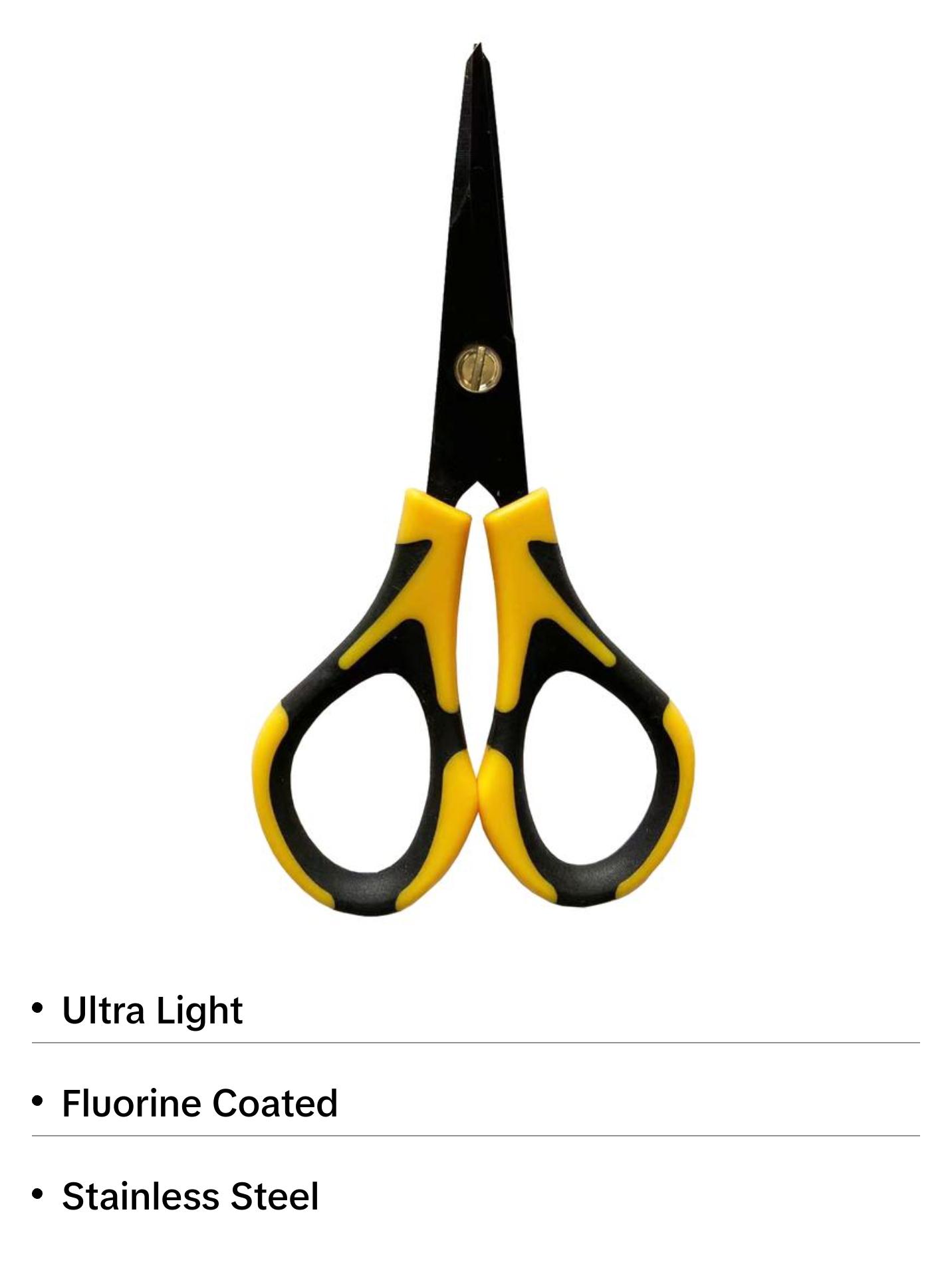 HK Bonsai Scissors Fluorine Coated Yellow/Black