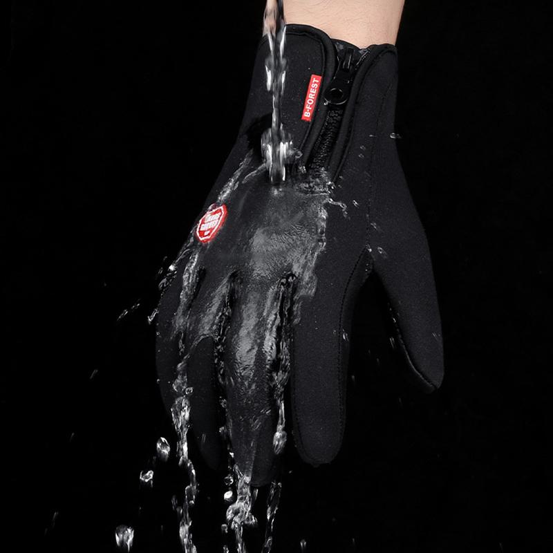 Outdoor Winter Gloves, Touchscreen andWindproof Full-Finger Gloves for Sports, Travel,and Daily Activities