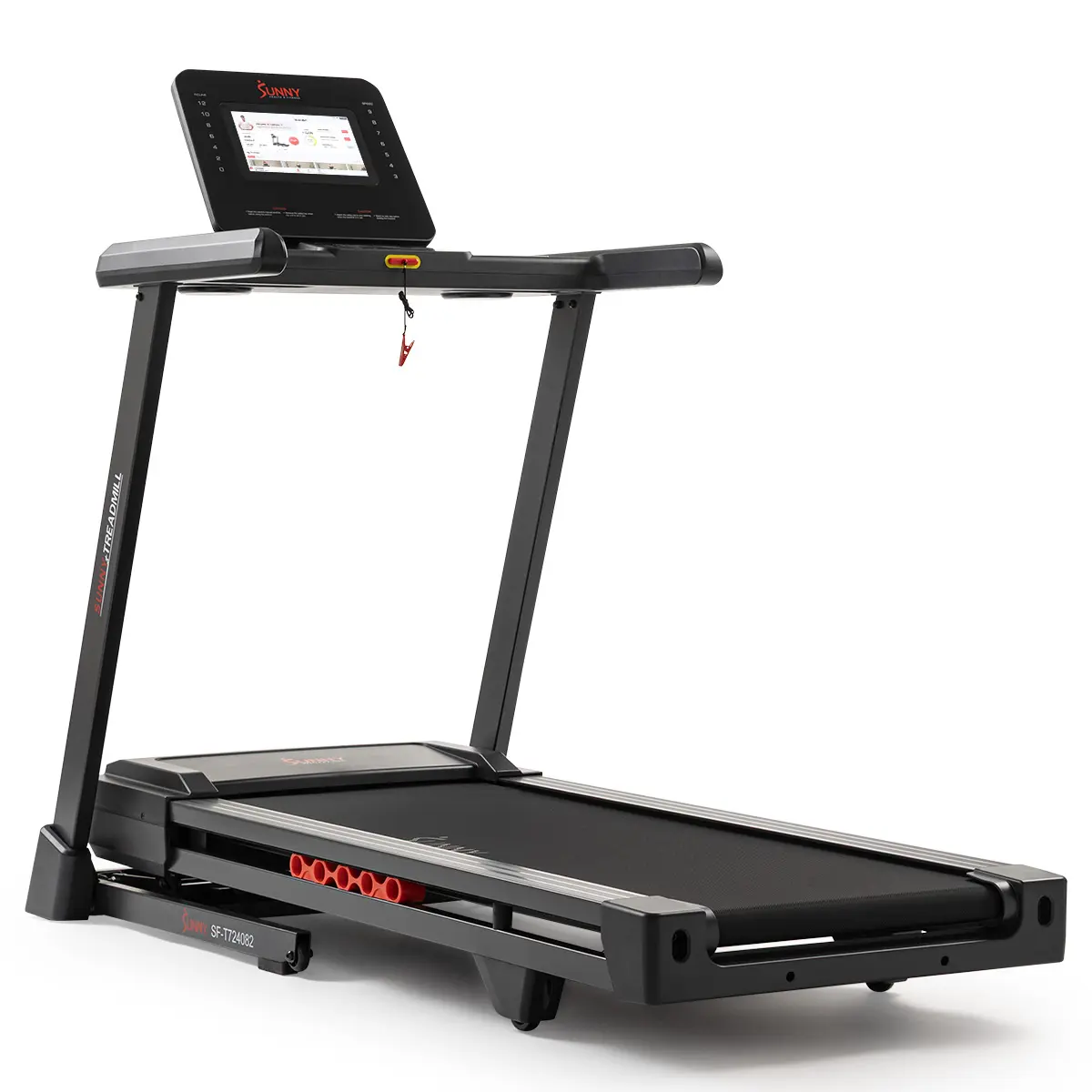 SUNNY Smart 15 Level Auto Incline Treadmill Whole Body Workout Home Gym Fitness Equipment with Bluetooth Connectivity Foldable Running Machine Shock Absorption LCD Display for Walking Jogging Running and Cardio Endurance Training