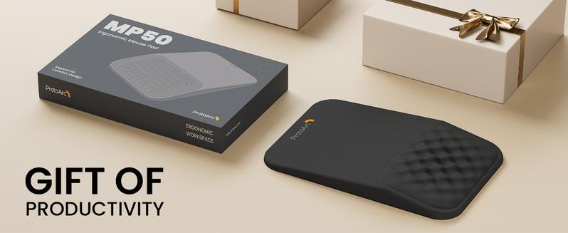 ProtoArc Mouse Pad, MP50 Ergonomic Mouse Mat with Wrist Support Massage Design for Pain Reilef, Non-Slip Rubber Base, Waterproof, Soft Memory Foam, Mousepad for Computer Mouse, Laptop, Office, Desk Gadgets, Husband Gifts ProtoArc Mouse Pad, MP50 Ergonomic Mouse Mat with Wrist Support Massage Design for Pain Reilef, Non-Slip Rubber Base, Waterproof, Soft Memory Foam, Mousepad for Computer Mouse, Laptop, Office, Desk Gadgets, Husband Gifts