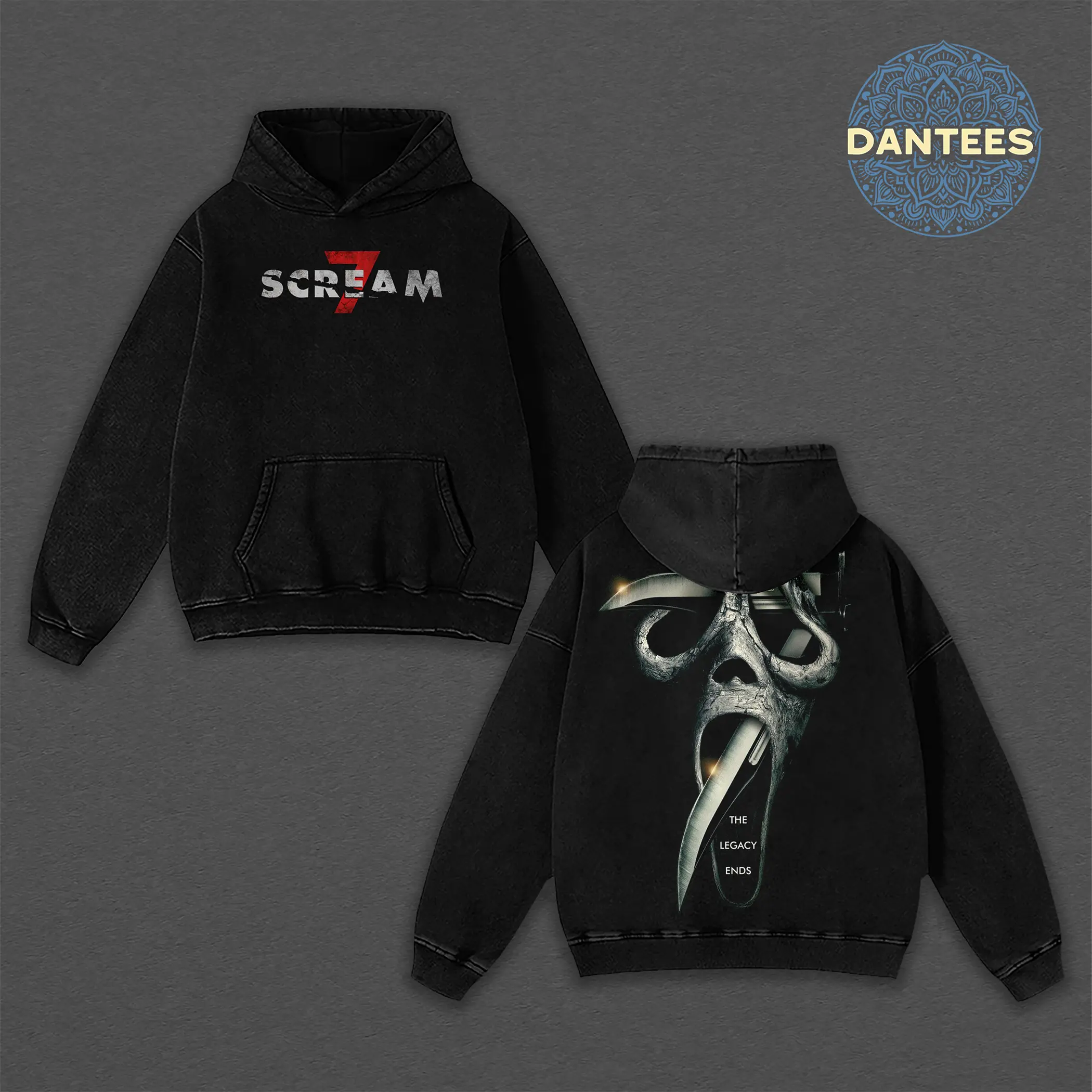 The Legacy Ends Ghostface Shirt Scream 7 Horror Movie Graphic