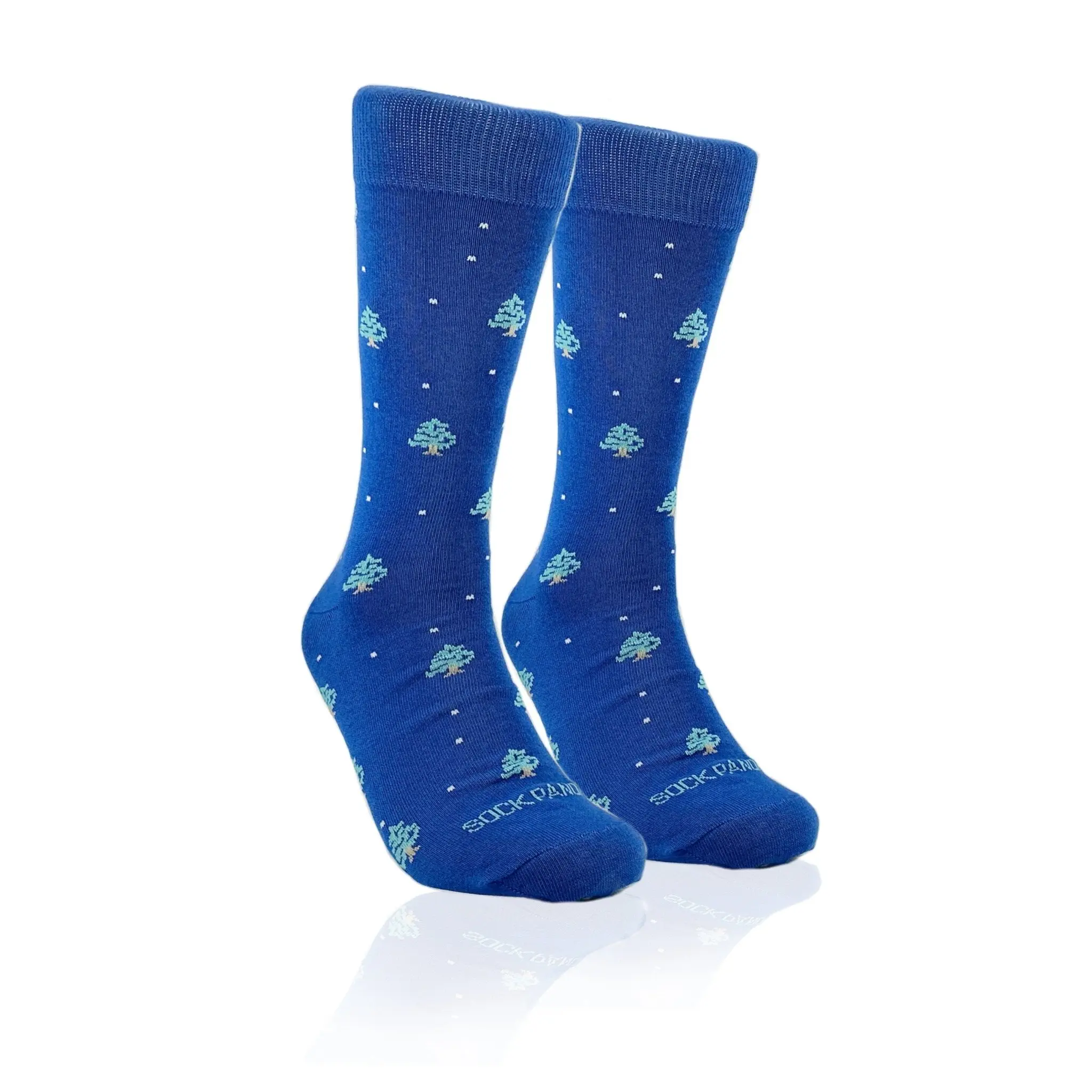 Pine Tree Pattern Socks from the Sock Panda (Adult Large) Cotton
