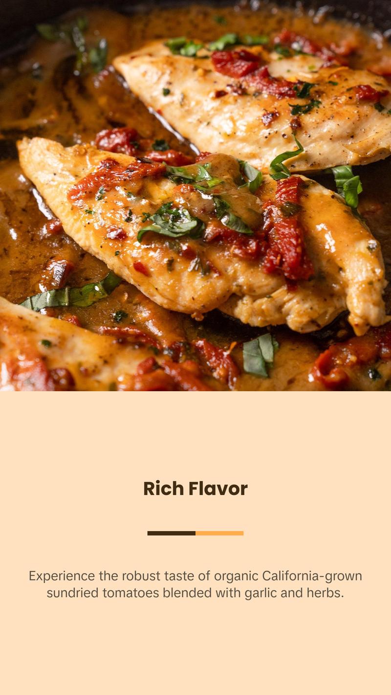 Sundried Tomato Pasta Sauce